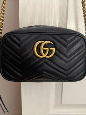 Gucci Marmont Small Matelasse Shoulder Bag